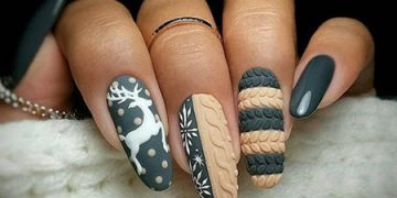Ideen für die Wintermatte Maniküre 2024-2025