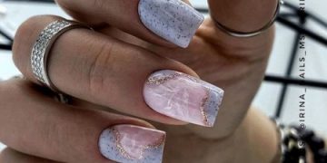 Foto einer schönen Maniküre