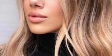 Fotos von neuen modischen Färbetechniken